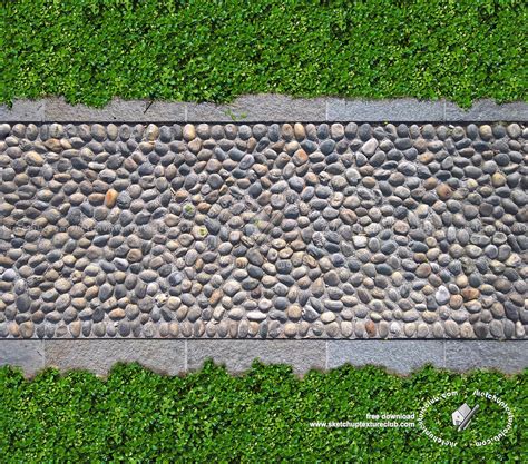 park cobblestone paving texture seamless