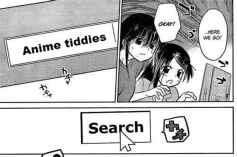 otaku googling anime tiddies know your meme