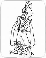 Aladdin Coloring Pages Abu Prince Ali Disneyclips Birijus sketch template