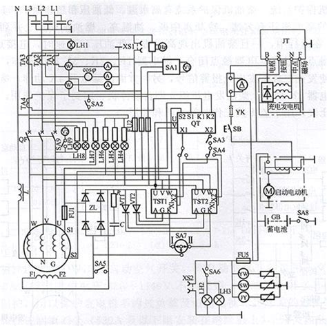 diesel generator control panel wiring diagram