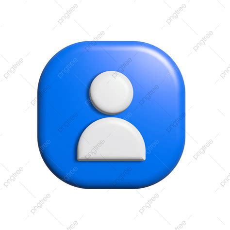 blue profile vector hd images  profile icon  blue square png