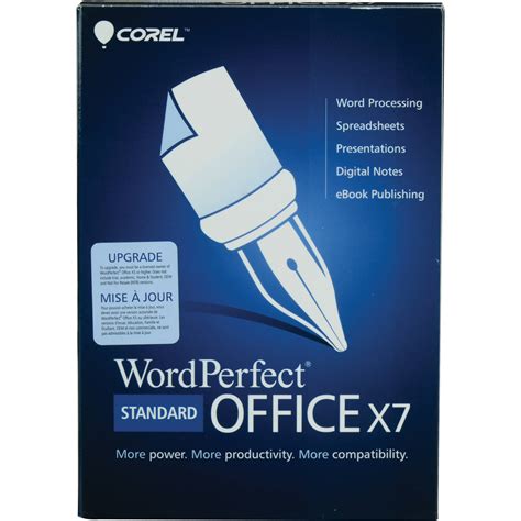 corel wordperfect office  standard editi wpoxstdenmbug bh