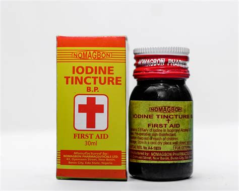 iodine tincture ml nomagbon pharmaceuticals limited