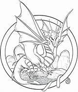 Dragon Coloring Pages Dragons Fire Printable Adult Realistic Adults Kids Dover Haven Book Creative Breathing Publications Print Cool Color Easy sketch template