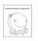 Octopus Oswald sketch template