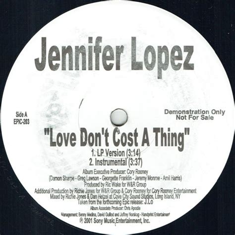 J Lo Love Don T Cost A Thing 2001 Vinyl Discogs