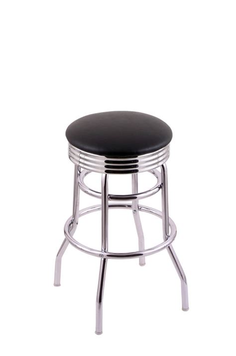 buy hollands retro ccc classic series chrome backless swivel stool
