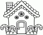 gingerbread house christmas coloring pages  adults   child