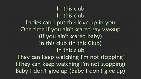 Love In This Club Ii Lyrics Usher Feat Beyonce And Lil Wayne Youtube