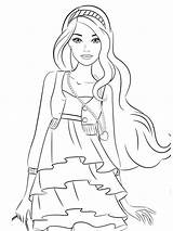 Coloring Girl Pages Beautiful Girls Printable Print sketch template