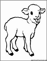 Coloring Pages Lamb Baby Animals Sheep Print Kids Printable Color Animal Cute Farm Colouring Clipart Children Clip Fun Popular Bestcoloringpagesforkids sketch template