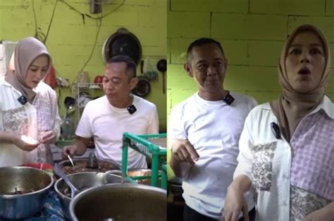 Teh Shanty Istri Denny Cagur Blak Blakan Makan Di Warung Bang Madun