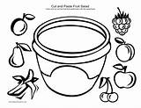 Paste Coloring Pages Cut Getcolorings sketch template