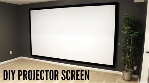 build  hang  projector screen  great video