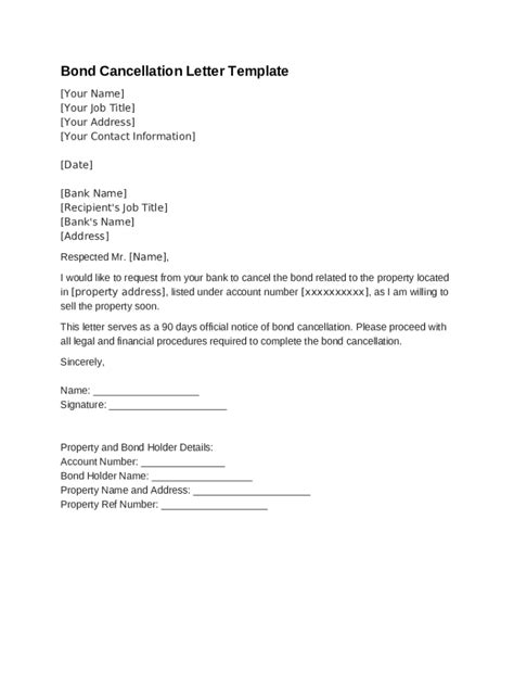 bond claim letter template samplesletter template collection