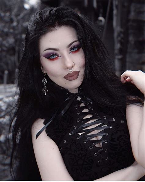 follow us gothsentry 🖤🔮 goth beauty goth fashion punk hot goth girls