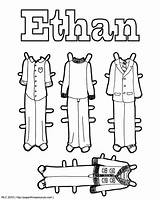 Ethan Coloring Paperthinpersonas sketch template
