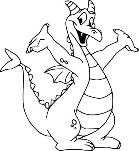 figment colouring pages dragon coloring page  disney coloring