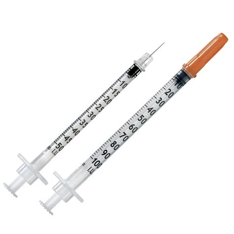 bd insulin syringe oml   mm