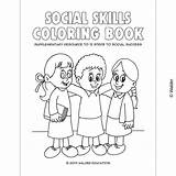 Skills Coloring Social Book sketch template