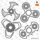Spinner Fidget Drawing Draw Spinners Coloring Paintingvalley Drawings sketch template