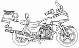 Goldwing Motocicletas sketch template