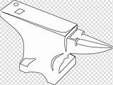 Blacksmith Anvil Line Metalsmith Tool Hiclipart Designlooter sketch template