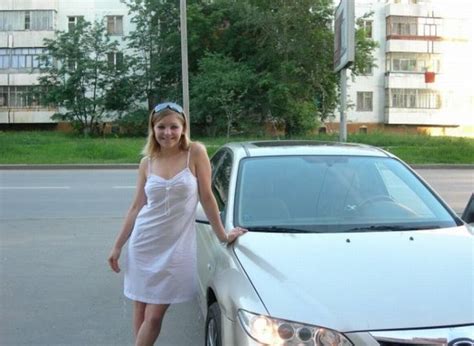 cute russian girl drivers