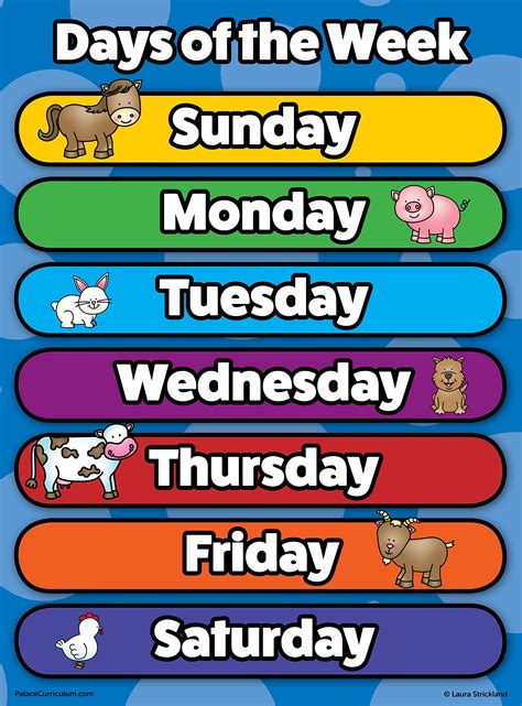 days   week chart  doesn  love polka dots   days