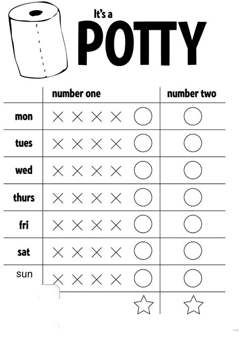 potjes training printable potty chart potty training sticker chart