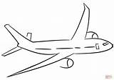 Avion Airplane sketch template