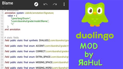 duolingo  app hack duolingo premium app mod smali code editing apk editor pro youtube