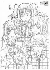 Shugo Chara Coloring Pages Amu Tadase Anime Nadeshiko Chibi Board Choose Drawings Getdrawings sketch template