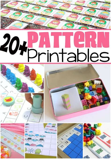 pattern printables   great resource  learning