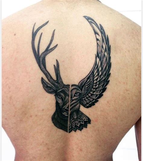 Beautiful Deer Owl Tattoo Dövme Fikirleri Dövme Baykuş