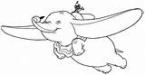 Dumbo Coloring Pages Jumbo Colorear Para Movie sketch template