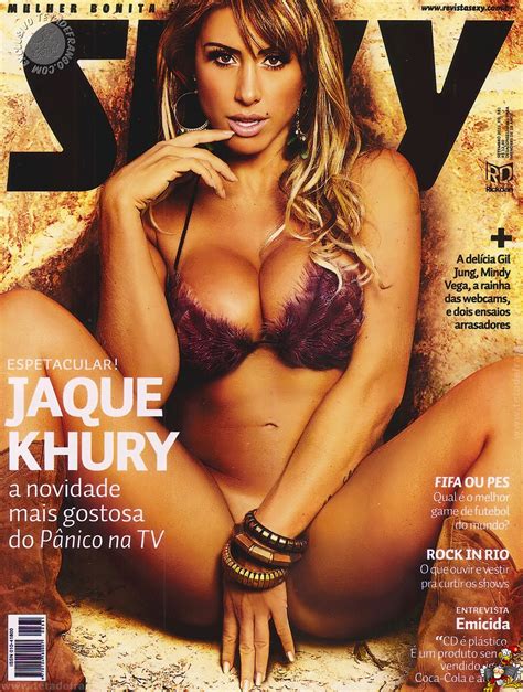 jaque khury very naked and sexy in sexy magazine brazil your daily girl