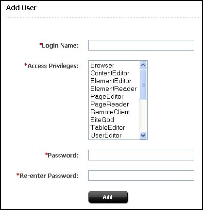 configuring users profiles  attributes