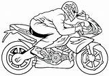 Coloring Pages Motor Colouring Bikes Popular Motorbikes sketch template