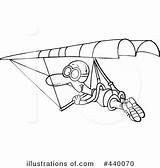 Hang Gliding Clipart Illustration Royalty Toonaday Rf sketch template
