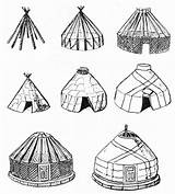 Yurt Drawing Ger Jurte Architecture Drawings Nomadic Text Altai High Tent Dwellings German Paintingvalley House Early Albis Summerhouse Choose Board sketch template