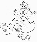 Coloring Pages Ursula Mermaid Ariel Little Sheets Book Uteer Kids sketch template
