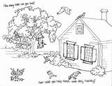 Backyard Coloring Yard Pages Drawing Getdrawings sketch template