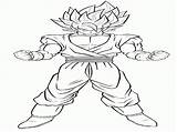 Coloring Goku Saiyan Super Pages Dragon Ball God Library Clipart Popular Coloringhome sketch template