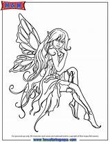 Coloring Pages Printable Fairies Fairy Dark Angel Adults Colouring Beautiful Color Henry Danger Tooth Adult Inspirational Divyajanani Princess Pixie Drawings sketch template
