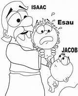 Jacob Esau Coloring Pages Isaac Baby Bible School Sunday Rebekah Kids Printable Born Twins Genesis Clipart Print Color Crafts Yaakov sketch template