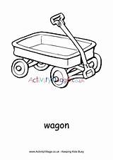 Wagon Colouring Coloring Pages Red Toy Activity Color Toys Transport Kids Print Village Activityvillage Truck Explore Sheets Choose Board Busy sketch template
