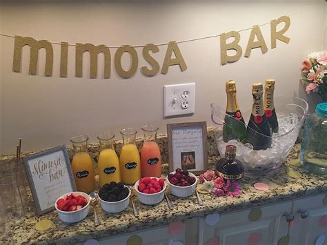 pin by cheyenne smith on cocktails mimosa bar bridal