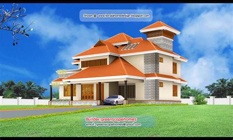 beautiful kerala villa elevation home appliance