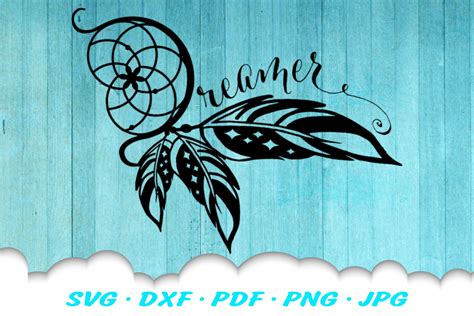 dream catcher dreamer svg dxf cut files  illustrations